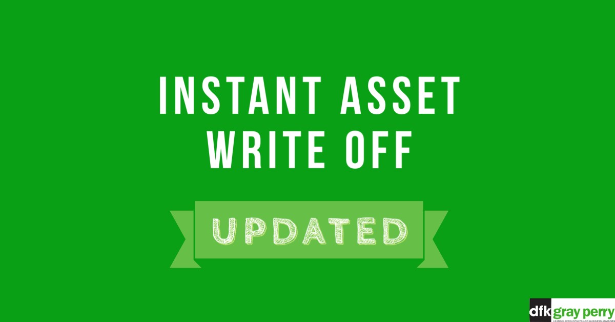 Expanded Instant Asset Write Off DFK Gray Perry Adelaide