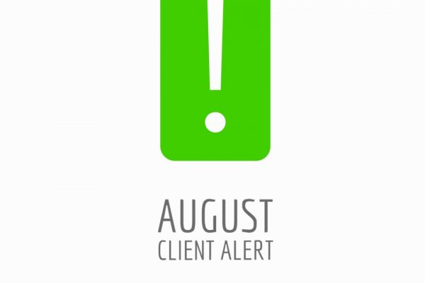 Client Alert August